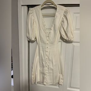 Sabo Skirt Australian brand. White/Ecru dress with beautiful button detailing.